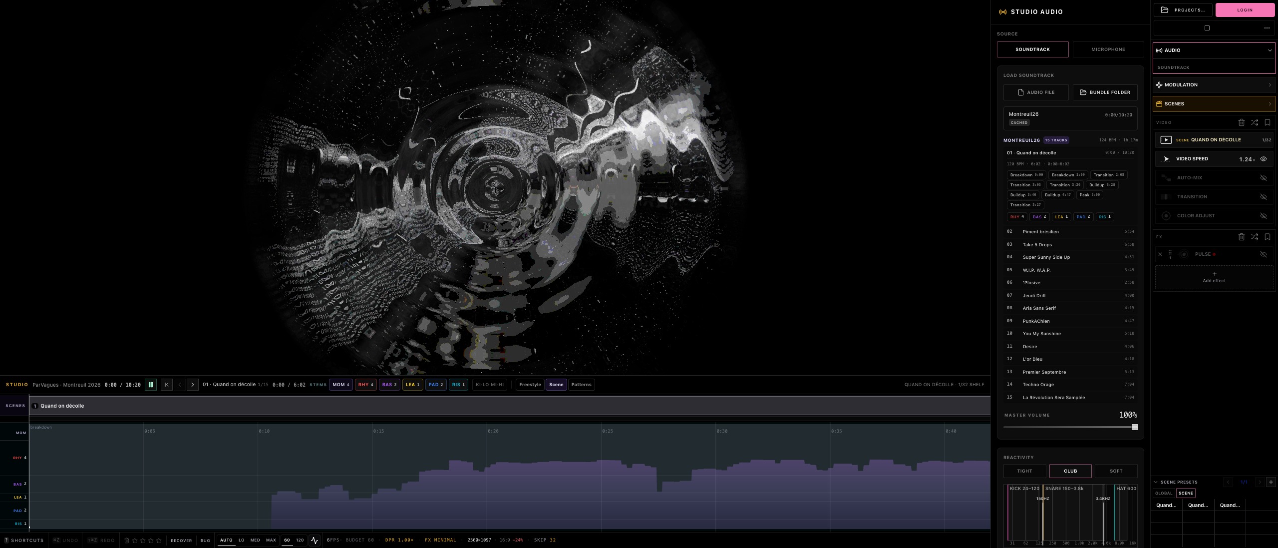 SlopMotion Studio timeline and track editor
